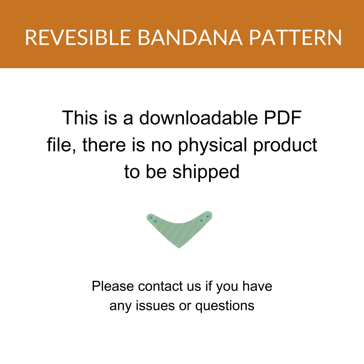 Dachshund Reversible Bandana Sewing Pattern