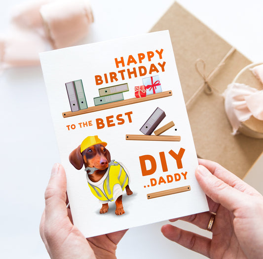 Happy Birthday to the best DIY Dad card - Dear Cooper